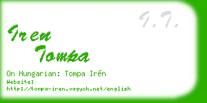 iren tompa business card